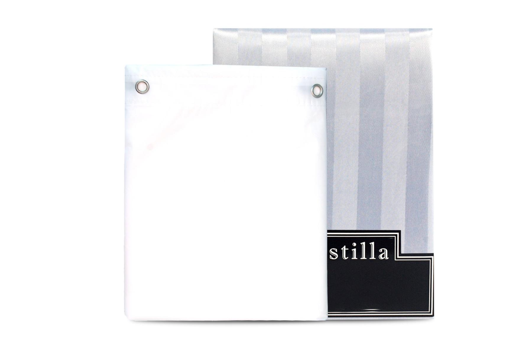 Combo BAÑO: Cortina de baño gris + Protector