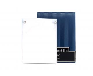 Combo BAÑO: Cortina de baño azúl + Protector