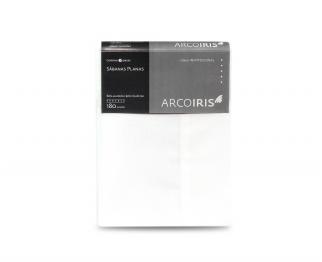 Pack x 2 Sábanas Planas Arcoiris® Línea Institucional (180 Hilos) | Blanco