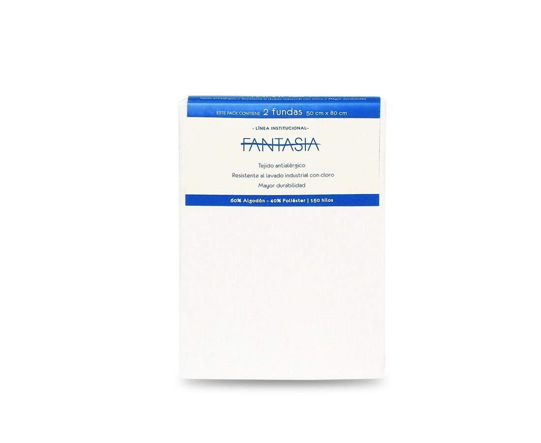Pack x 2 Fundas de Almohada Fantasía® (150 Hilos) | Blanco