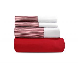Juego de Sábanas Cannon® Fieldcrest (144 Hilos) | Rojo
