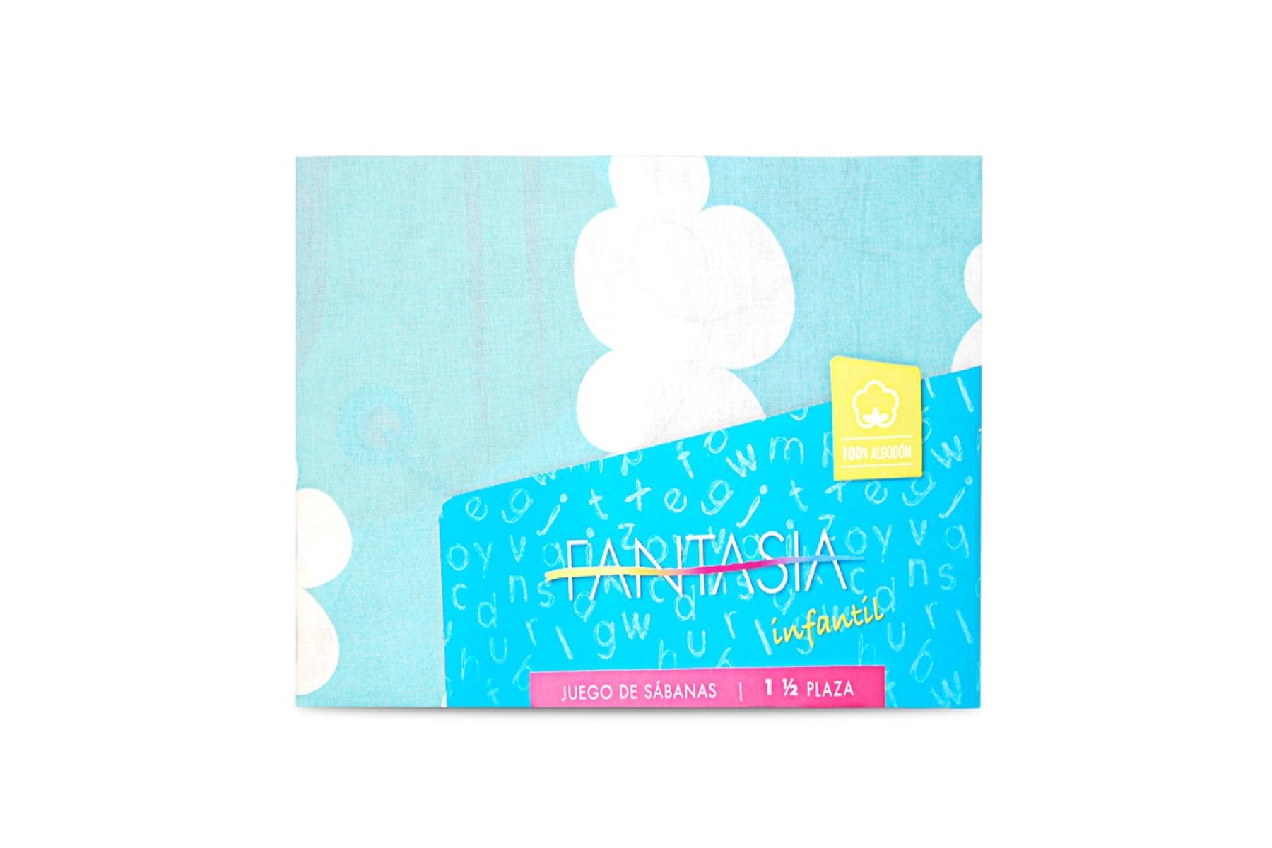 Juego de Sábana Infantil, marca Fantasía Modelo Pirata