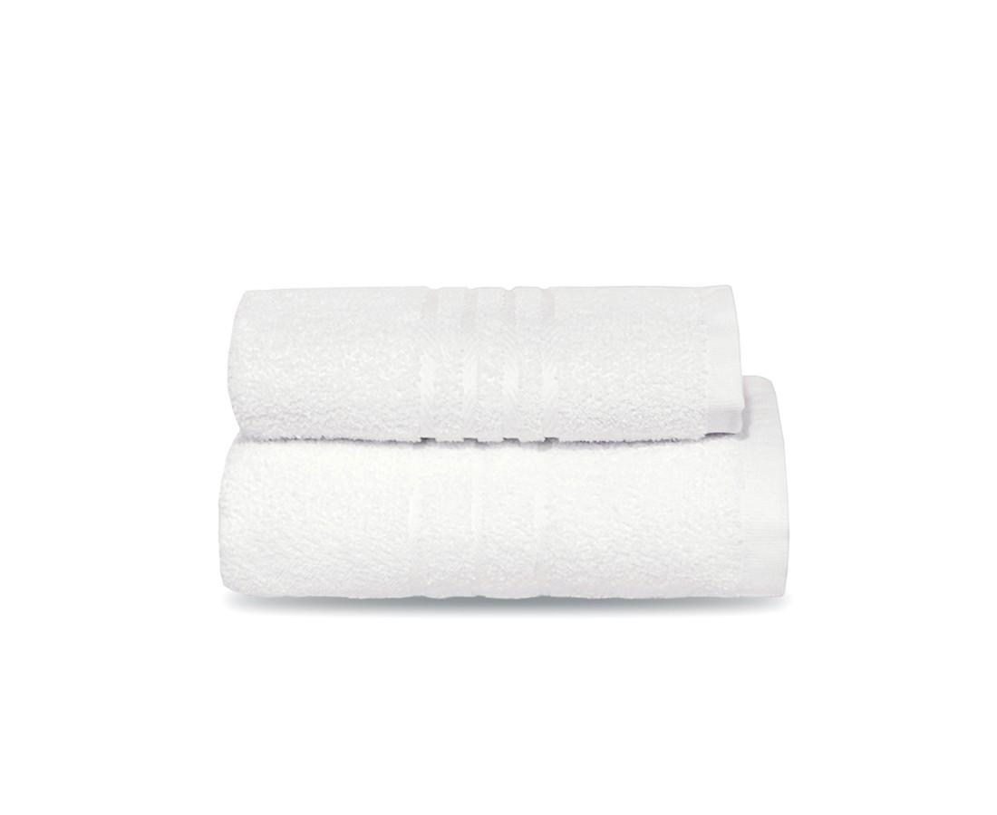 Set de Toalla y Toallón Fantasía® Línea Hotelera Profesional (430 grs./m2) | Blanco