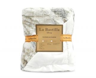 Manta Tejida Con Corderito LA BASTILLA® Línea Luxury | Modelo Sheffield