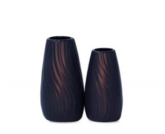 Set x 2 de Floreros LIVORNO® | Cerámica color Negro