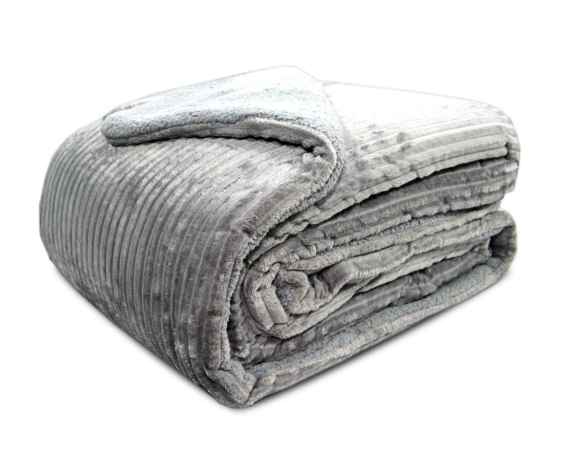 Acolchado LA BASTILLA® Línea Luxury | Modelo Corderoy Gris