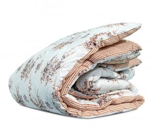 Acolchado LA BASTILLA® Línea Neo Reversible | Tostado floreado