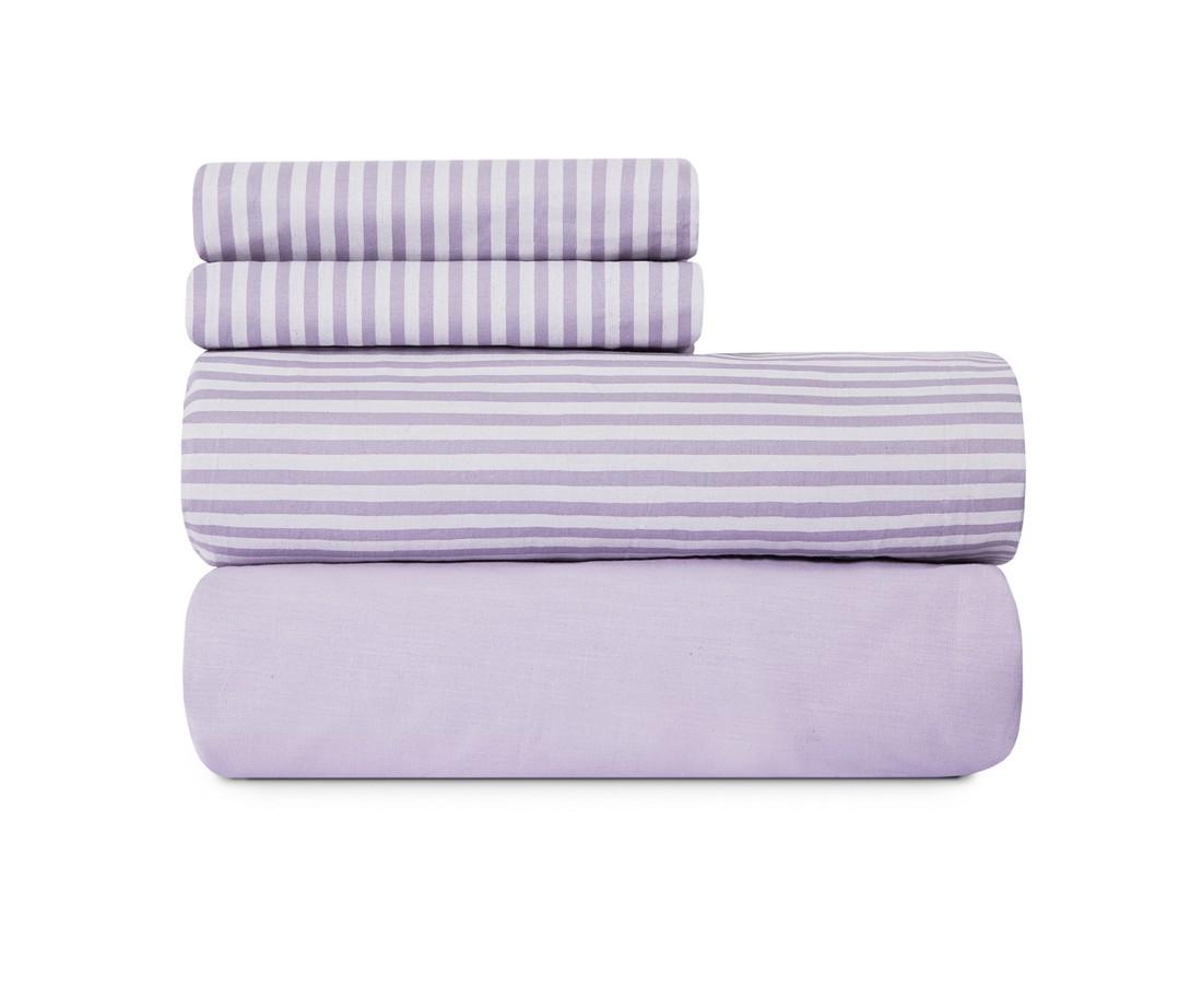 Juego de Sábanas Palette® Lines (180 Hilos) | Lila
