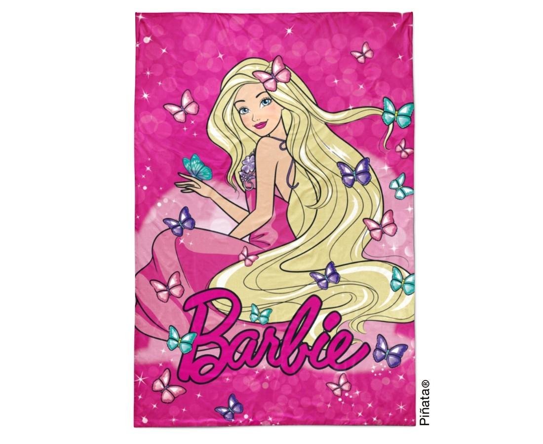 Frazada Flannel Piñata® | Modelo Barbie