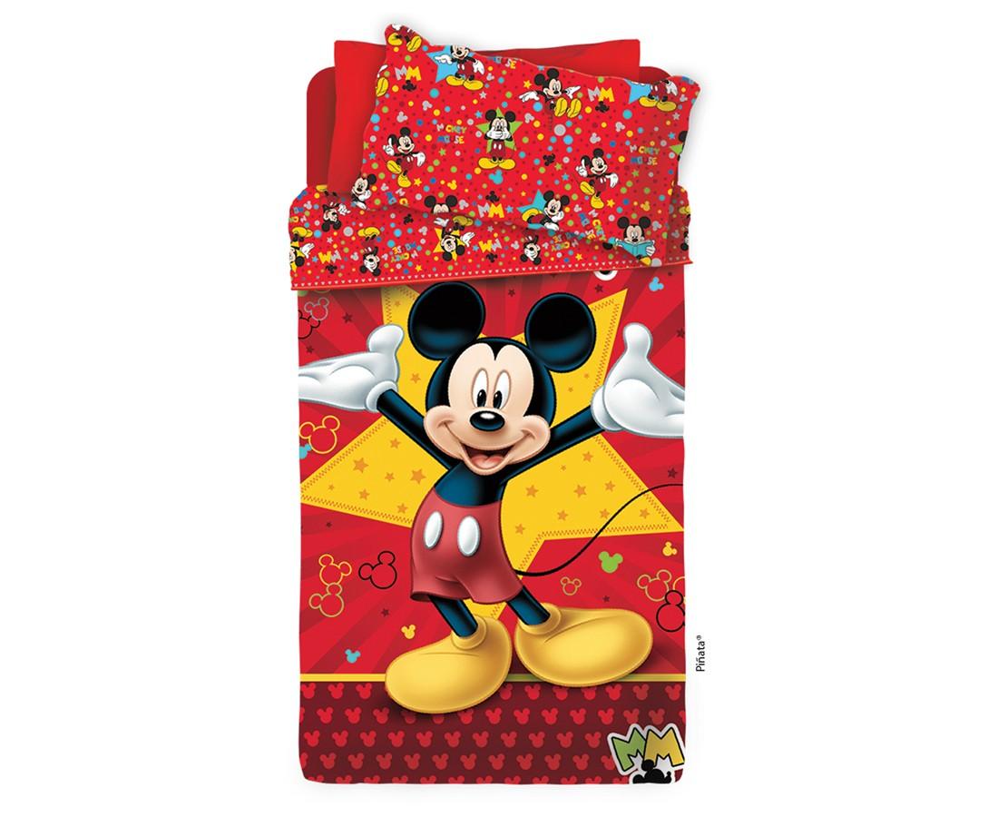 Cubrecama Reversible Piñata® | Modelo Mickey Mouse