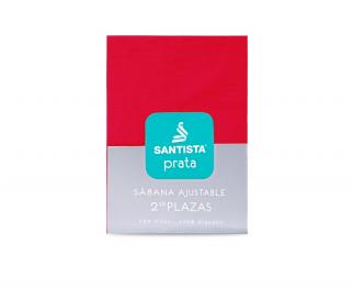 Sábana Ajustable Santista® Línea Prata (150 Hilos) |Rojo