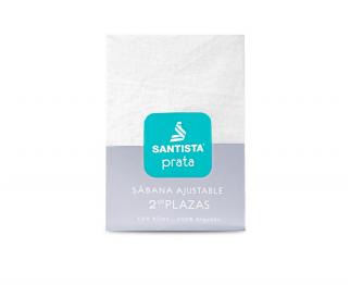Sábana Ajustable Santista® Línea Prata (150 Hilos) |Blanca