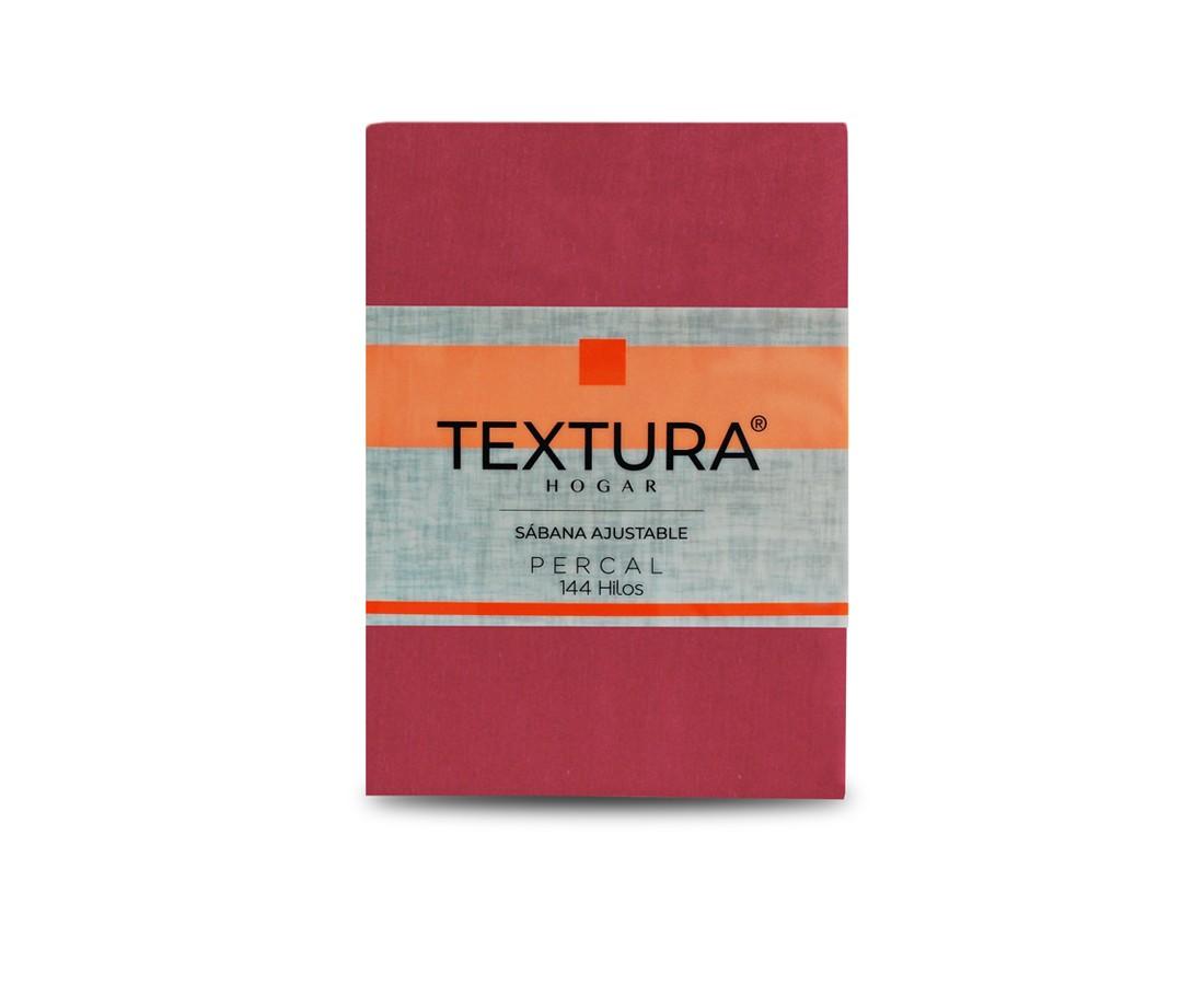 Sábana Ajustable Textura® Línea Hogar (144 Hilos) | Fucsia