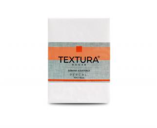 Sábana Ajustable Textura® Línea Hogar (144 Hilos) | Blanco
