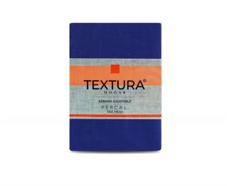 Sábana Ajustable Textura® Línea Hogar (144 Hilos) | Azul